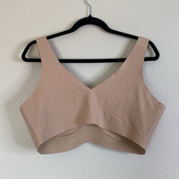 Honeylove V-neck bra women’s 2XL sand EUC with pads - Picture 4 of 4